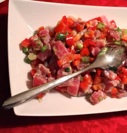 Tartare di tonno rosso, panzanella