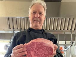 Wagyu beef ribeye (A4 BMS 7 100 g.)